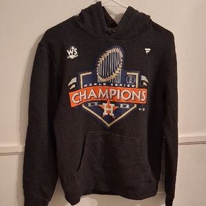 Fanatics Gray World Series Champions Hoodie